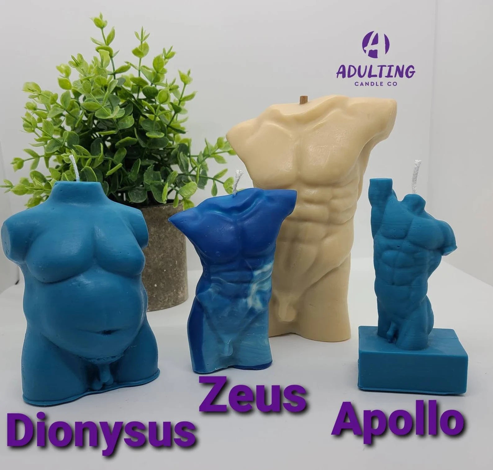 Male God Body Candle