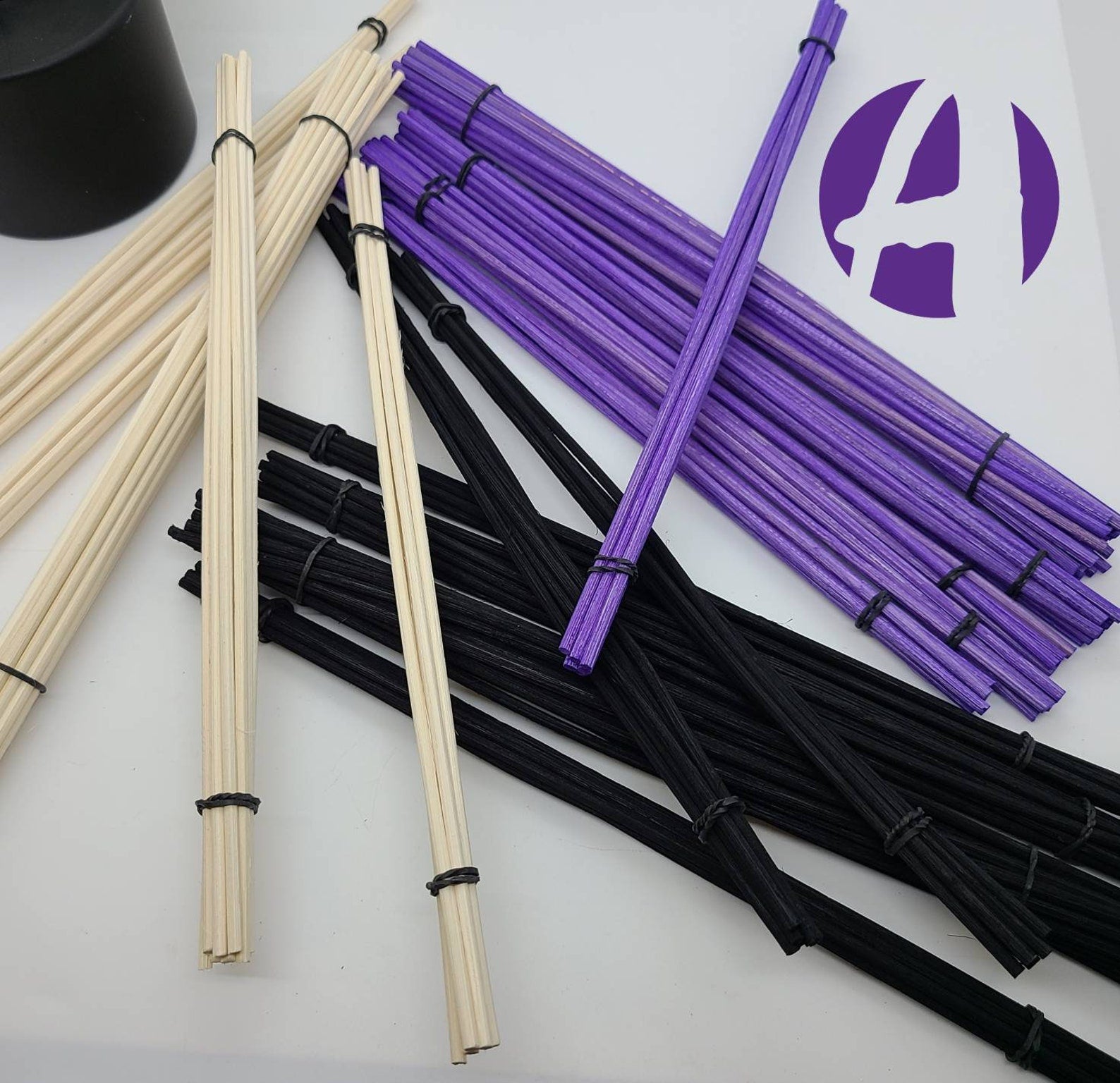 Custom Rattan Reed Sticks 10"