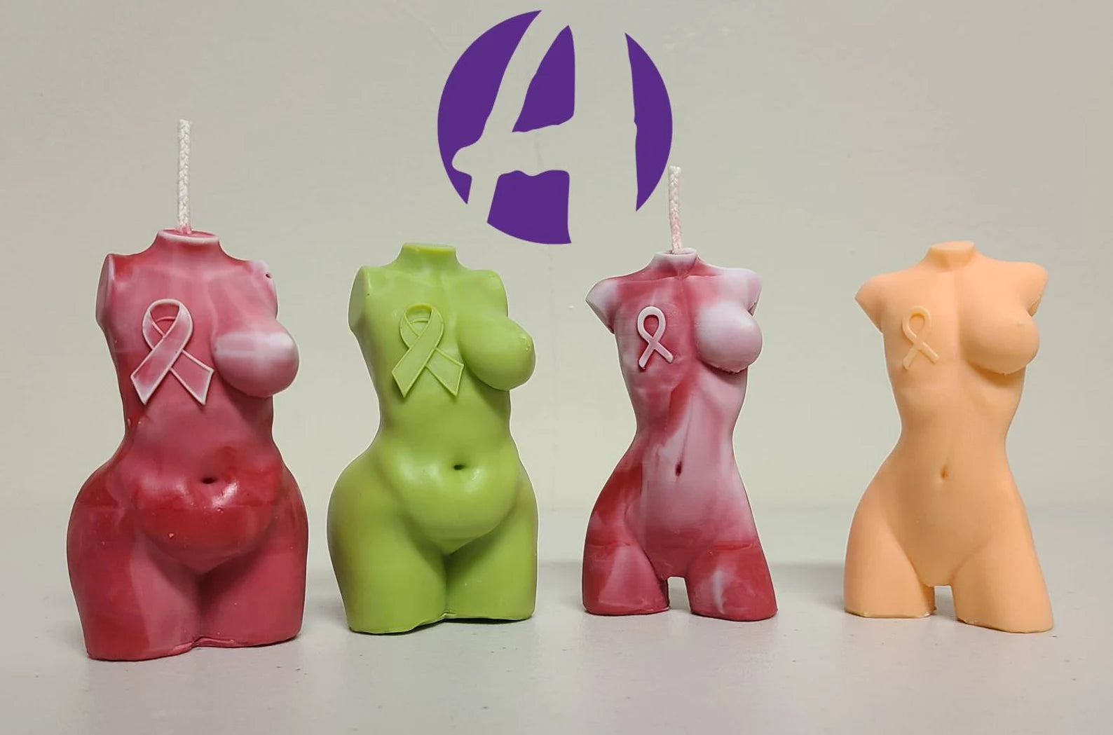 Breast Cancer Awareness | Goddess Body Candle