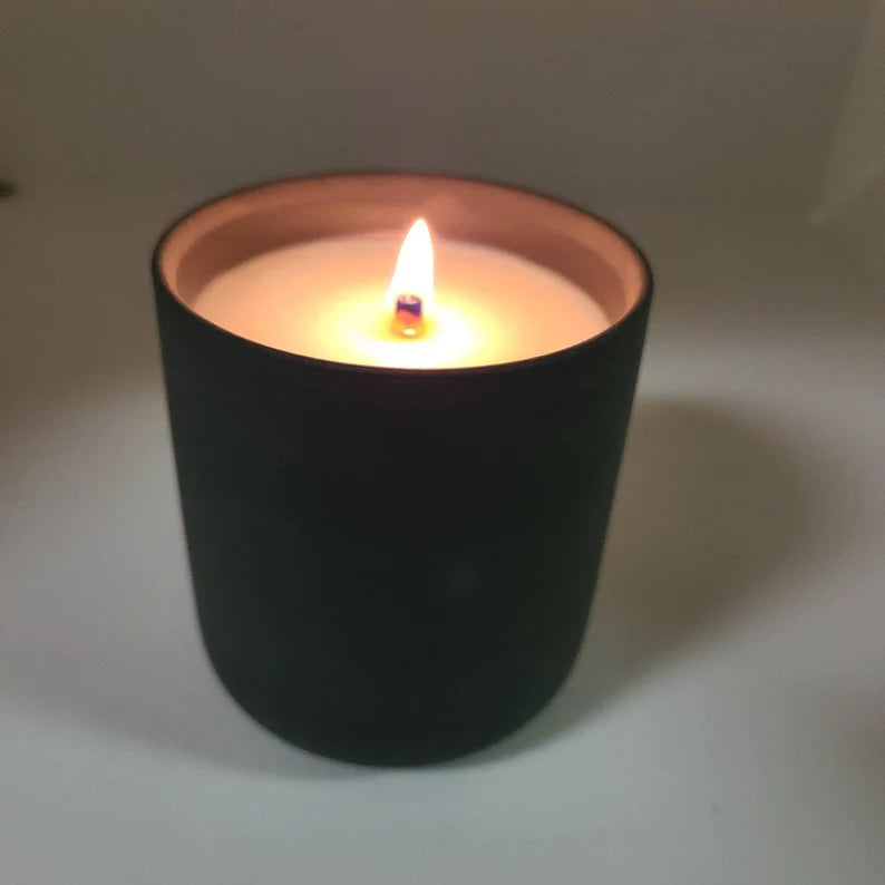 Charcoal Grey Ceramic Candle