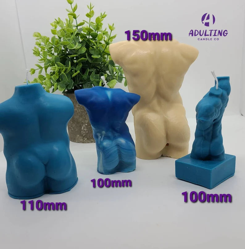 Male God Body Candle