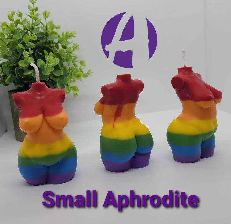 Rainbow Pride | Goddess Body Candle