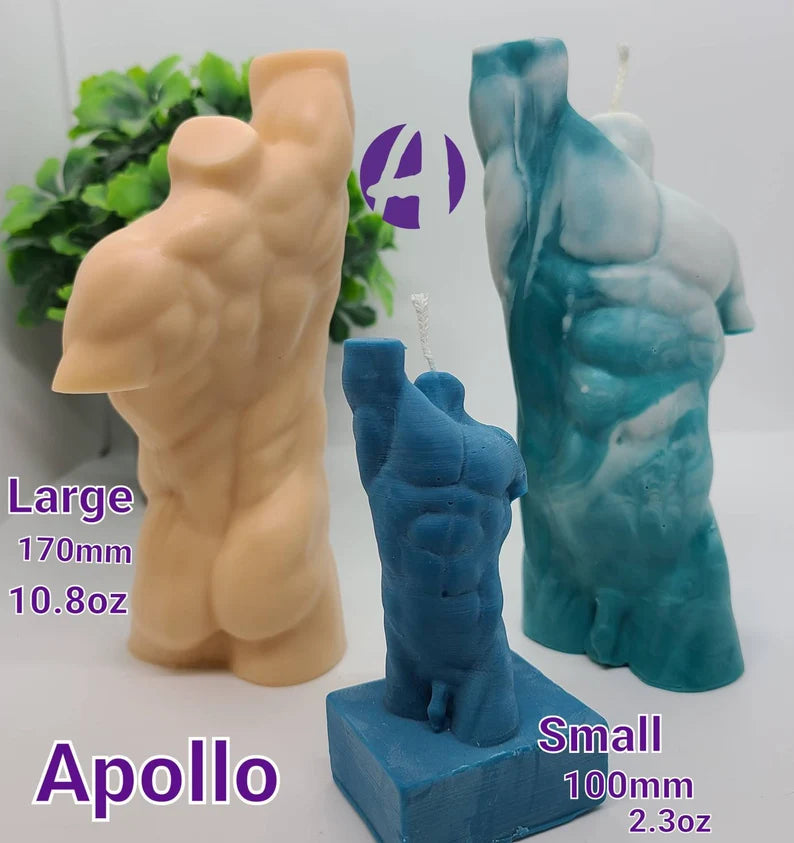 Male God Body Candle