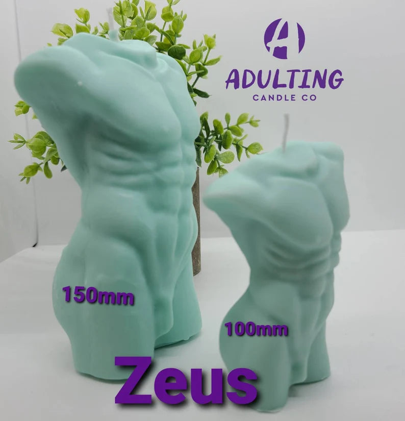 Male God Body Candle