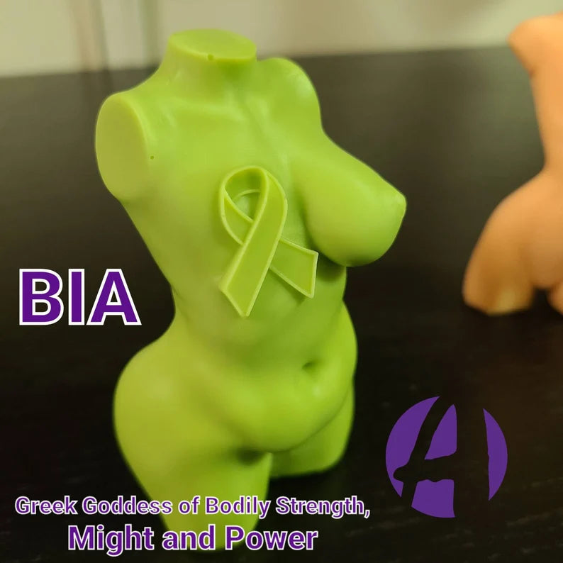 Breast Cancer Awareness | Goddess Body Candle