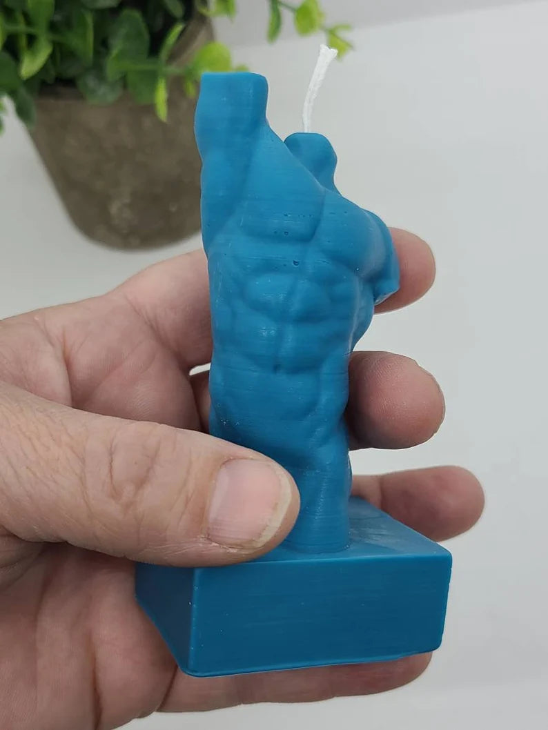 Male God Body Candle