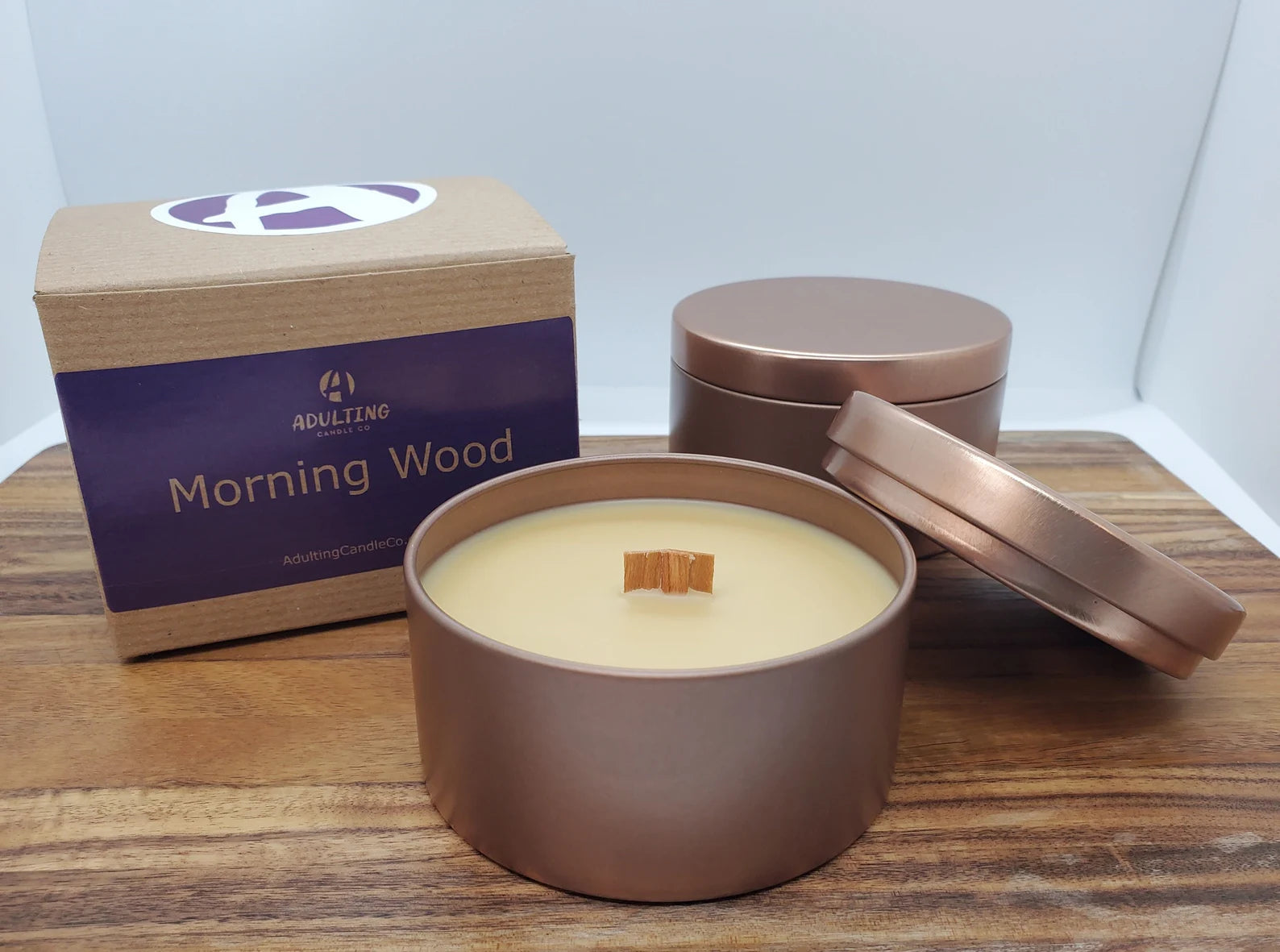 6 oz Soy Candle Metal Tin