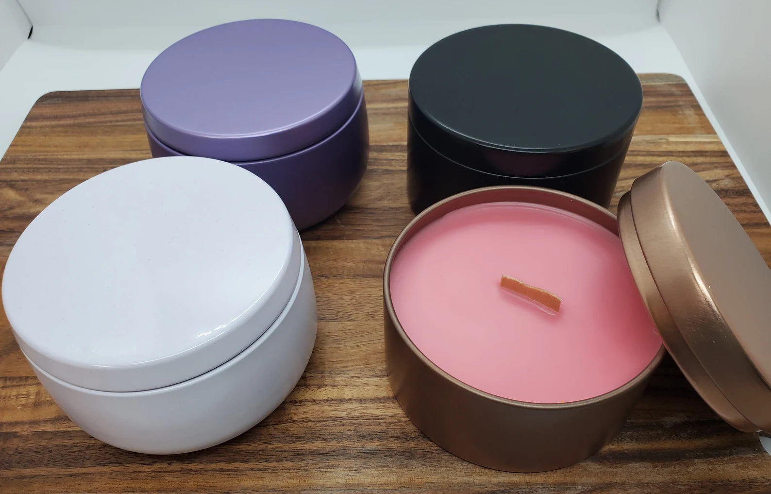 6 oz Soy Candle Metal Tin