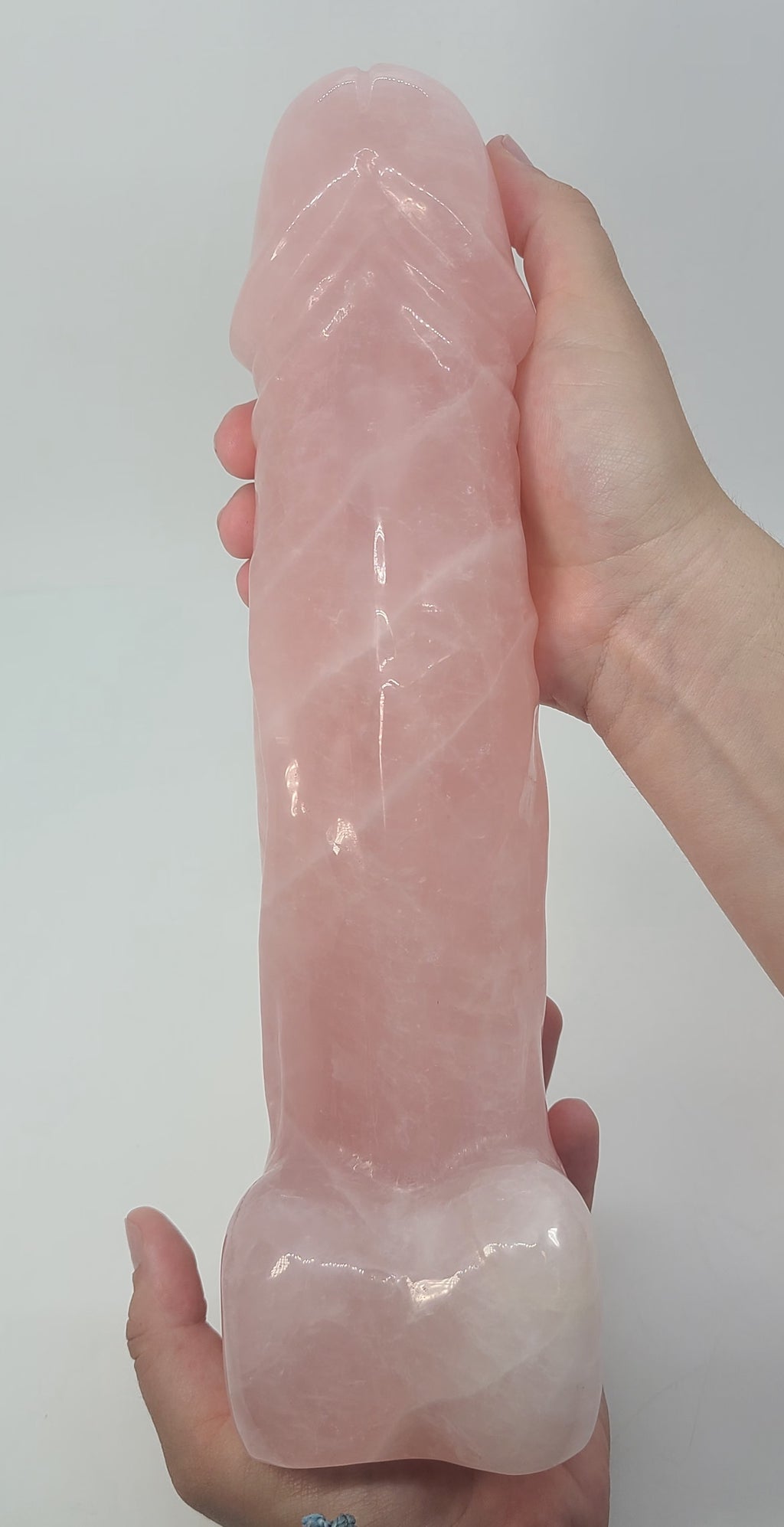 Natural Crystal Lingam Carving | Sacred Crystal Sculpture