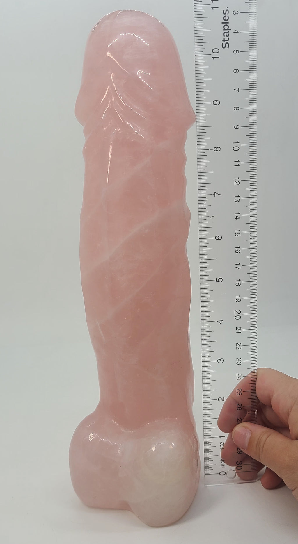 Natural Crystal Lingam Carving | Sacred Crystal Sculpture