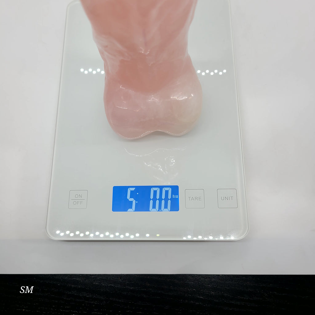 Natural Crystal Lingam Carving | Sacred Crystal Sculpture