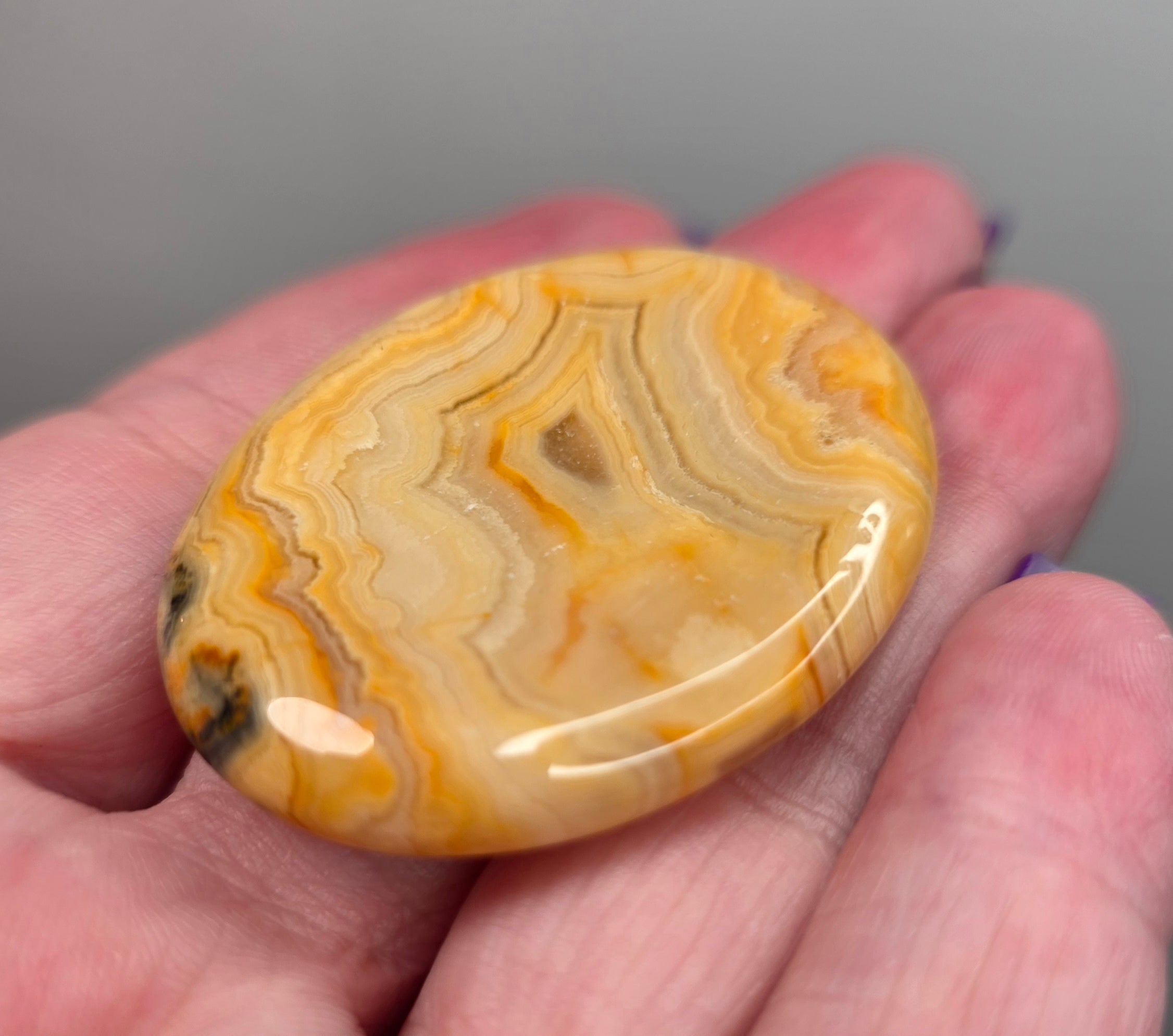 Crystal Worry Stones- Polished Thumb Stones