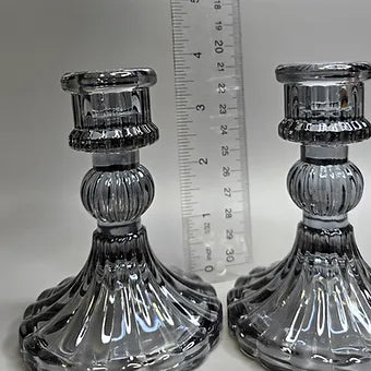 Glass Taper Candle holders