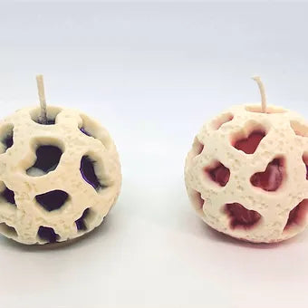 Crater Moon Pillar Candle