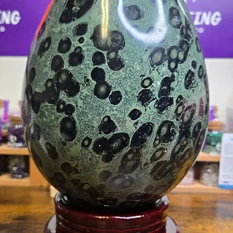 Huge Natural Kambaba Jasper Egg