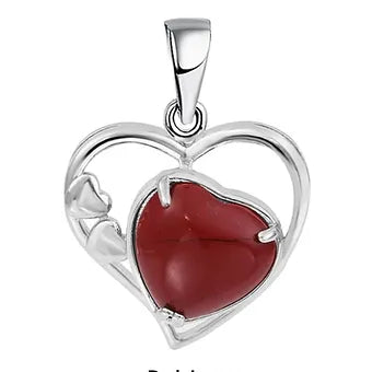 Double heart pendant