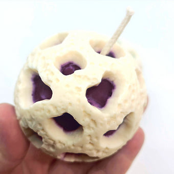 Crater Moon Pillar Candle