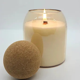 Cork Ball Glass Luxury Candles