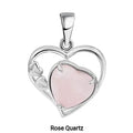 Double heart pendant