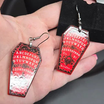 Spooky Acrylic Halloween Earrings