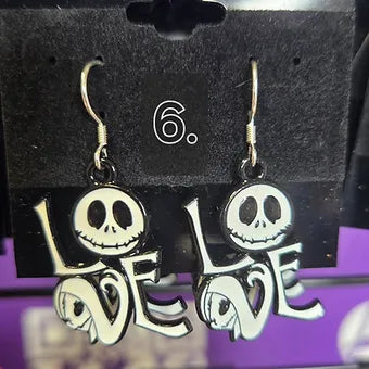 Halloween Charm Earrings- Sterling Silver