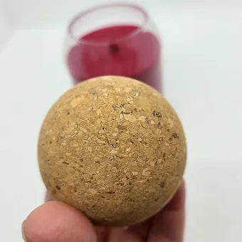 Cork Ball Glass Luxury Candles