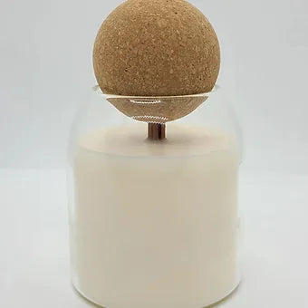 Cork Ball Glass Luxury Candles