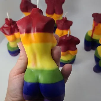 Rainbow Pride | Goddess Body Candle