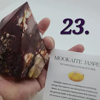 Mookaite Jasper Sharp Raw Semi Polished Tower Points