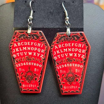 Spooky Acrylic Halloween Earrings