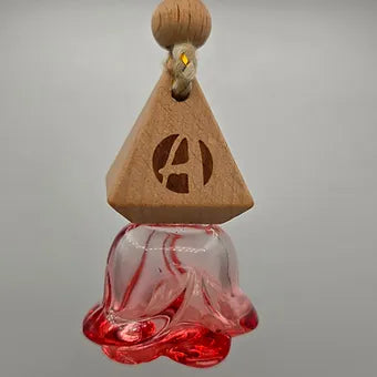 ACC Glass Rose Hanging Diffuser W/Rose Quartz