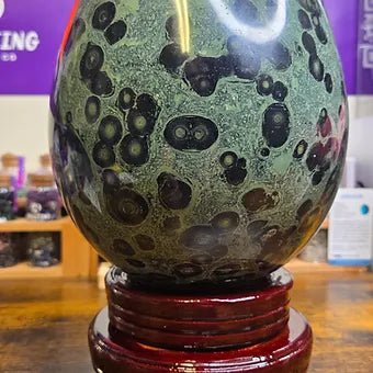 Huge Natural Kambaba Jasper Egg