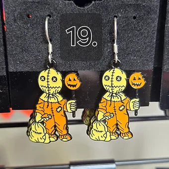 Halloween Charm Earrings- Sterling Silver