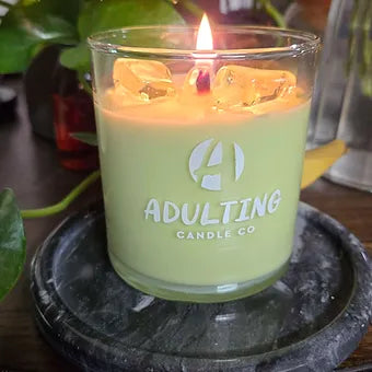 Latte & Pink Drink Candle