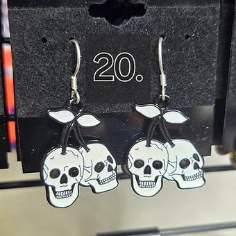 Halloween Charm Earrings- Sterling Silver