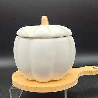 Ceramic Pumpkin Soy Coconut Wax Candle