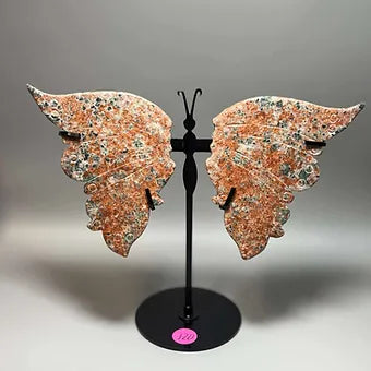 Crystal Butterflies- Hand Carved