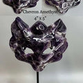 Hand carved Crystal Fox Masks with Stand