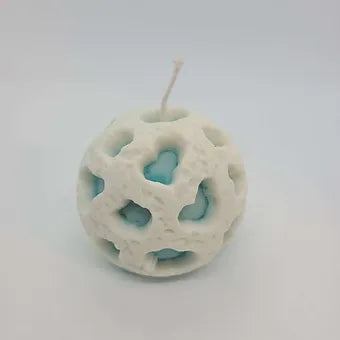 Crater Moon Pillar Candle