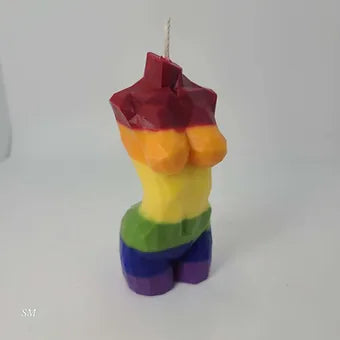 Rainbow Pride | Goddess Body Candle