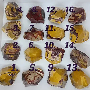 Mookaite Jasper Sharp Raw Semi Polished Tower Points
