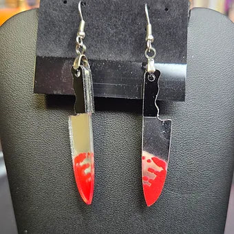 Spooky Acrylic Halloween Earrings