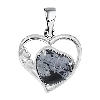 Double heart pendant