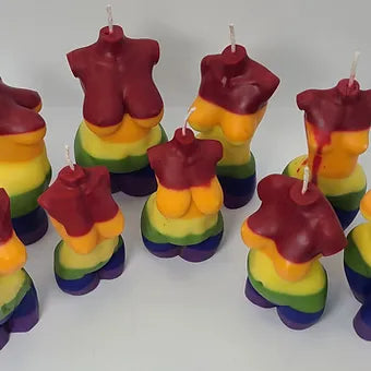 Rainbow Pride | Goddess Body Candle