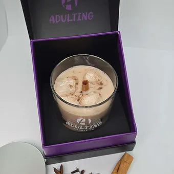 Latte & Pink Drink Candle