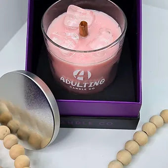 Latte & Pink Drink Candle
