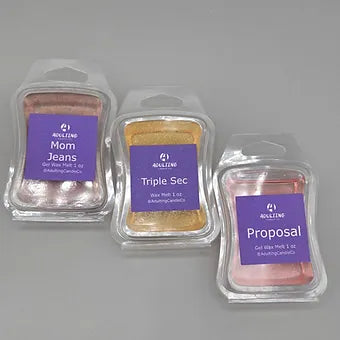 Scented Glitter Gel Wax Melts