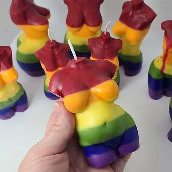 Rainbow Pride | Goddess Body Candle