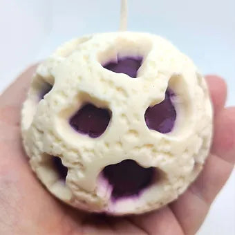 Crater Moon Pillar Candle