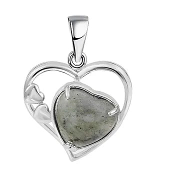 Double heart pendant
